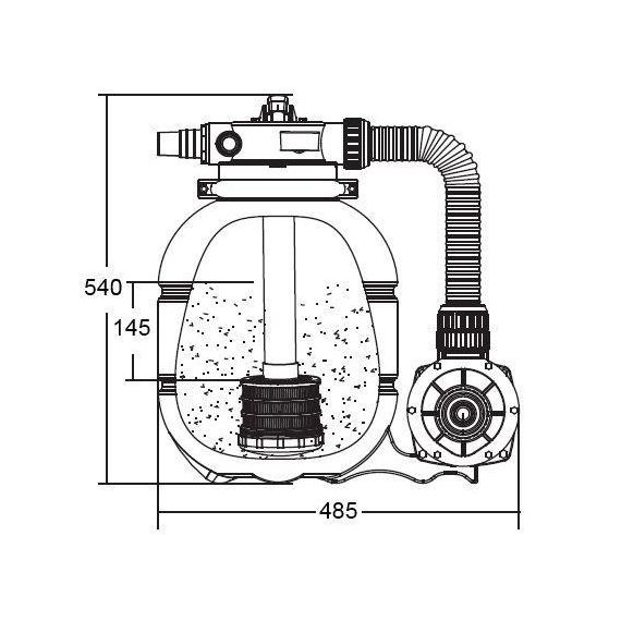 Размер фильтра Emaux FSP300