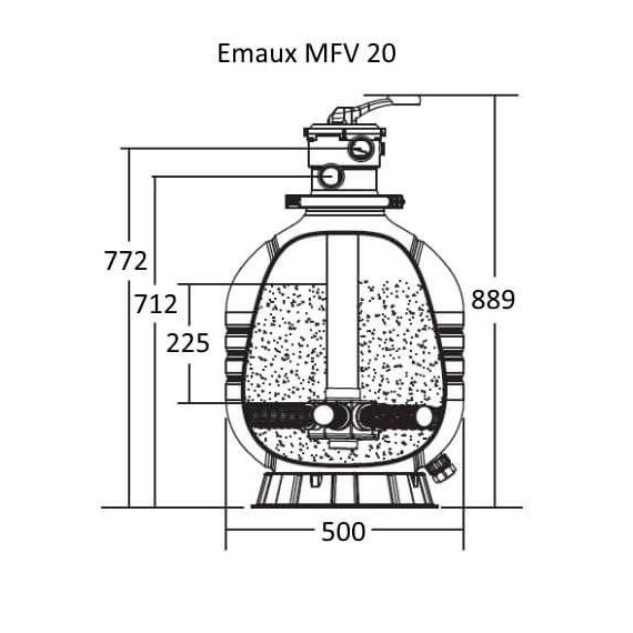 Схема Emaux MFV20