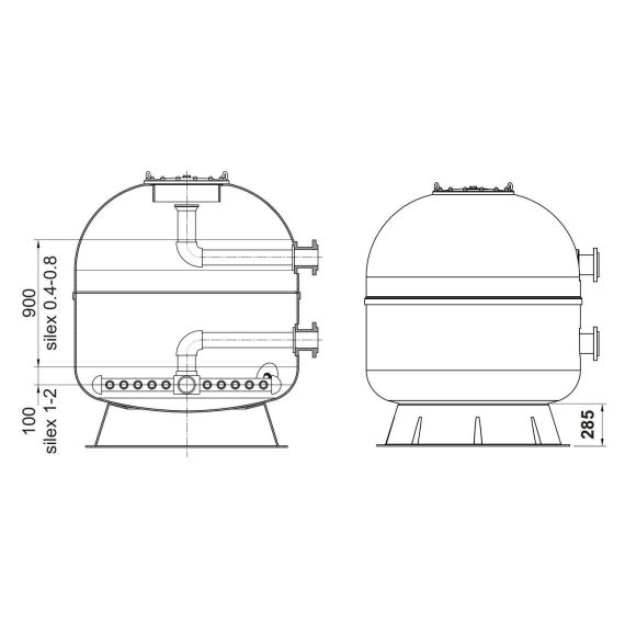 Фильтр Kripsol Artik AK1600 - схема