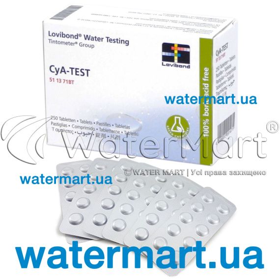 ​Таблетки Scuba II Lovibond CyA Test (ціанурова кислота) 511371BT