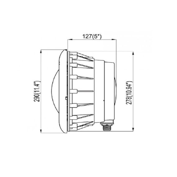 Чертеж прожектора Bridge BC0723