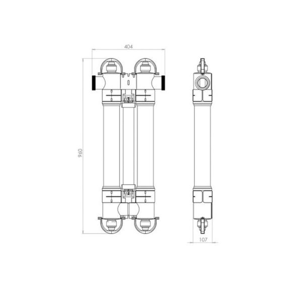 Размеры Elecro Steriliser UV-C E-PP