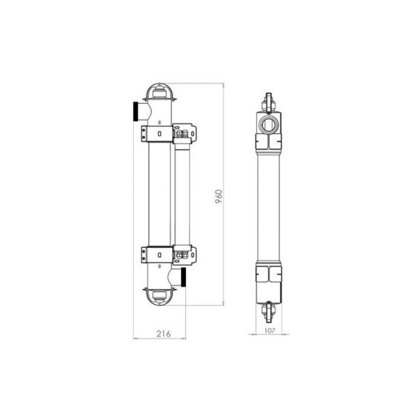 Размеры Elecro Steriliser UV-C E-PP