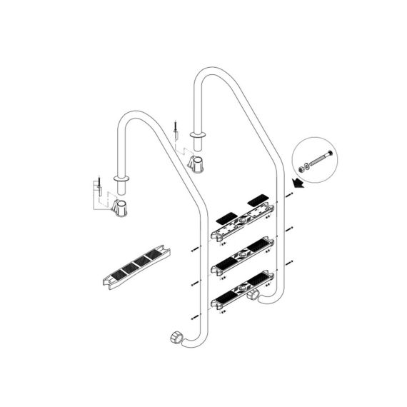 Схема строения лестницы Kripsol Standard