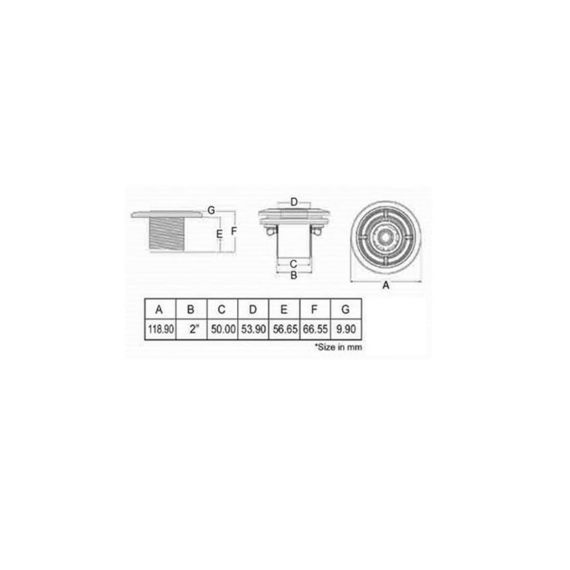 Параметры форсунки Bridge PSPP38