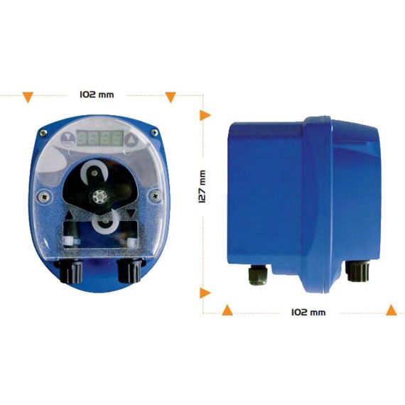 Размеры насоса Seko Dynamik ORP (SKRX1H1HM1001)