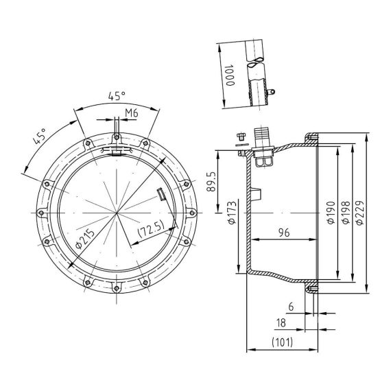 размеры закладной Fitstar 4100050