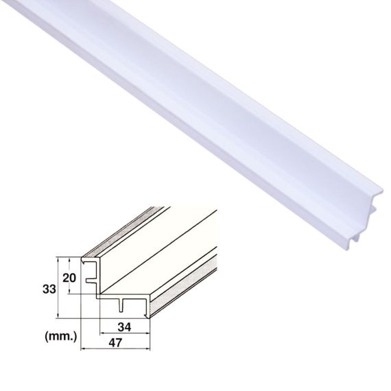 Направляющая переливного желоба Kripsol MP200.C (наружная)