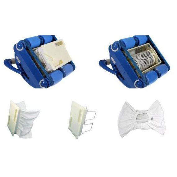 Установка фильтровального мешка в пылесос AstralPool ULTRA 125 (60165)