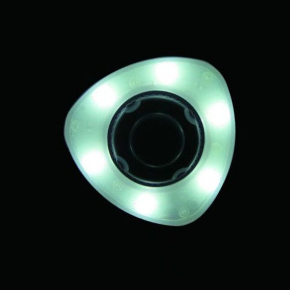 Форсунка стеновая с LED-подсветкой Bridge BW9583 в ночное время