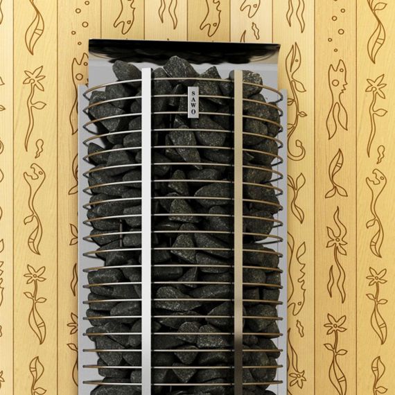 Печь электрокаменная Sawo Tower Wall TH6-120NS-WL