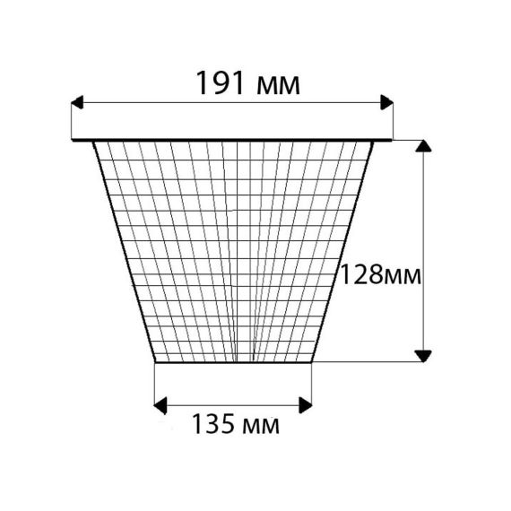 Корзина скиммера Kripsol RSK045.A - размеры