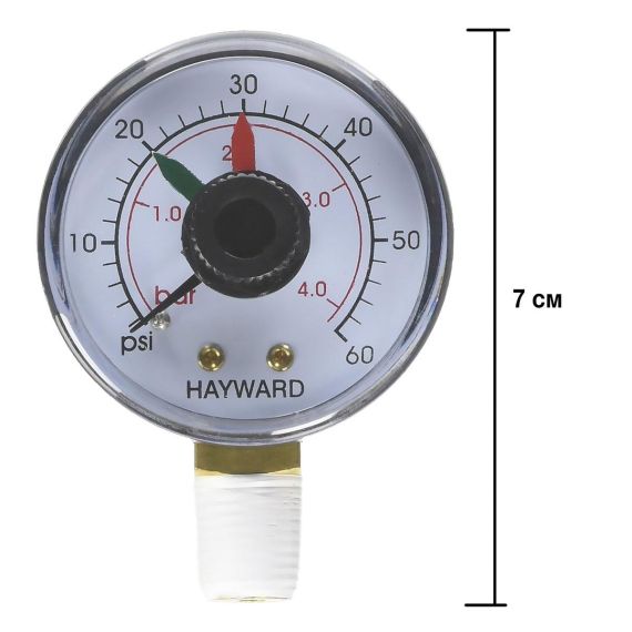 Манометр Hayward ECX271261 - размеры