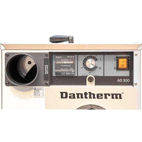 Блок управления и забор воздуха в осушителе Dantherm AD 300