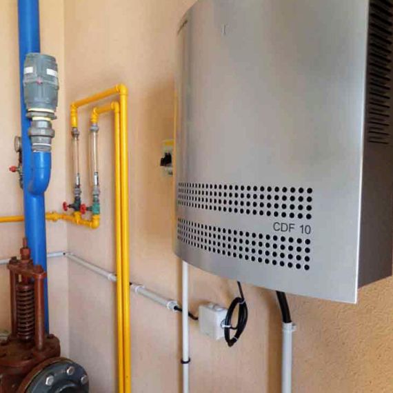 Осушитель воздуха Dantherm CDF 10 в работе