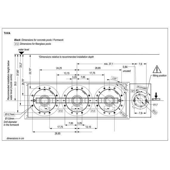 Рьезокнопка UWE JetStream TriVa - схема