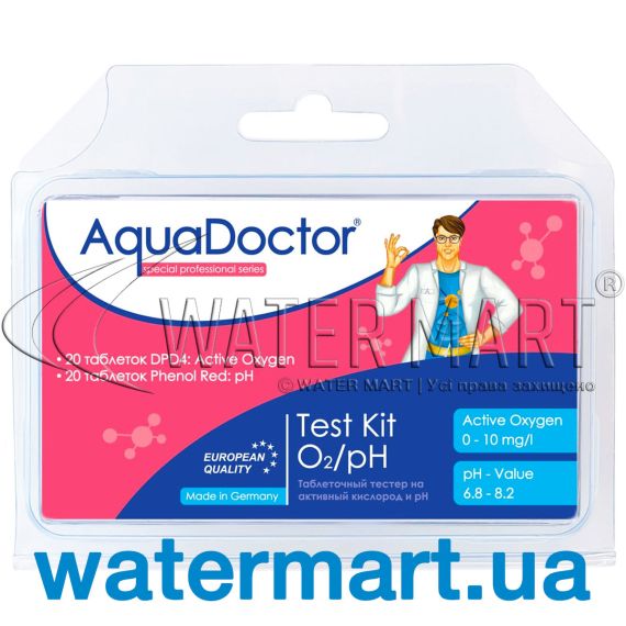 ​Тестер для бассейна Aquadoctor Test Kit O2/pH