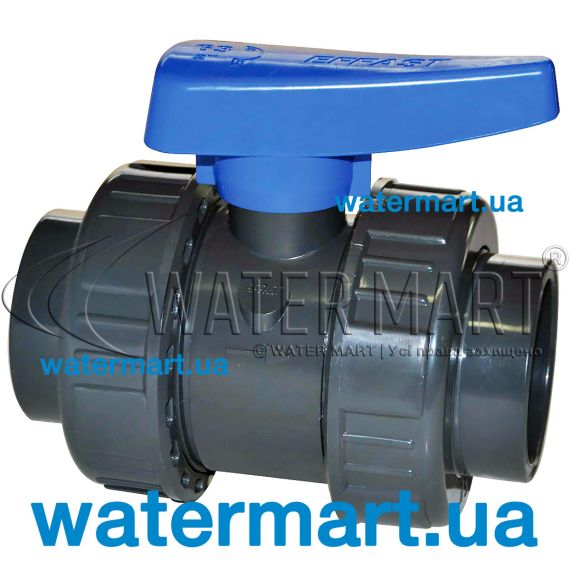 Кран шаровый ПВХ Effast BDRBVD0630