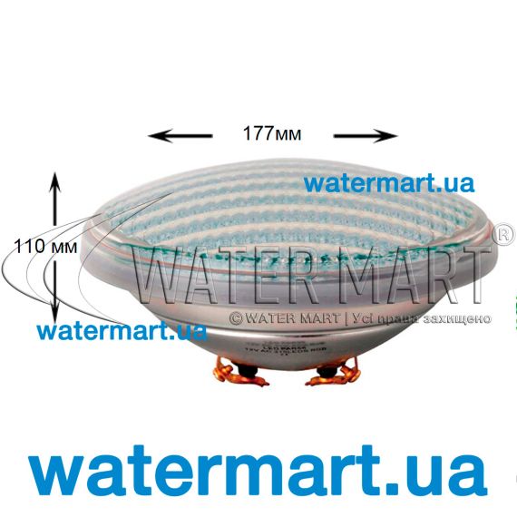 ​Лампа Aquaviva GAS PAR56-360Led SMD RGB Dimmer - размеры