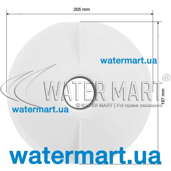 Скимвак скиммера AstralPool 17,5L (4402010505) - размеры