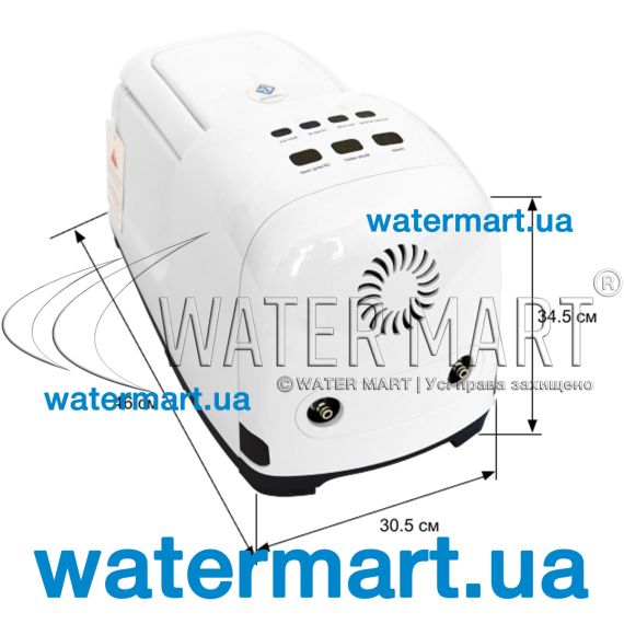 Система туманообразования Aquaviva 150 White - размеры