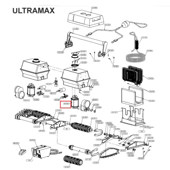 ​Мотор насоса пылесоса AquaBot UltraMax (AS06106-SP) - схема