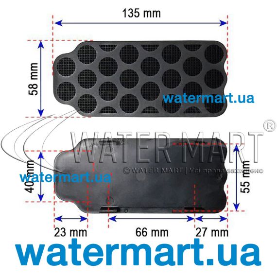​Накладка к лестнице Flexinox (87100110) - размеры