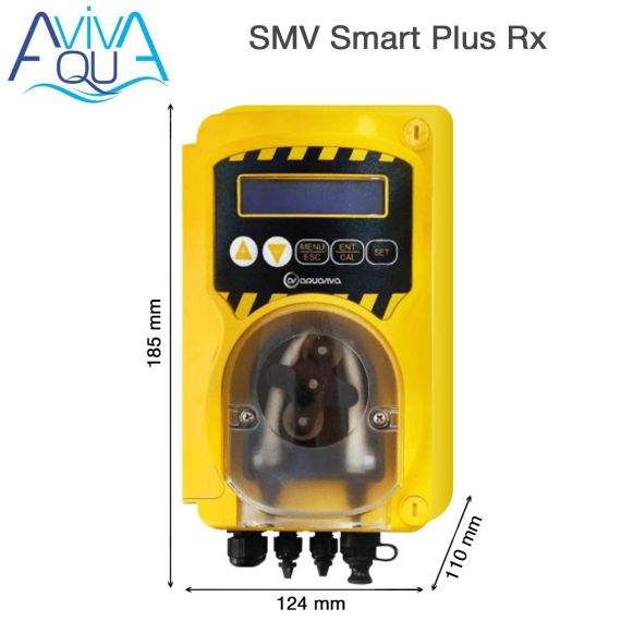 Дозуючий насос Aquaviva SMV Smart Plus Rx SMVPMSPA1S02 - розміри