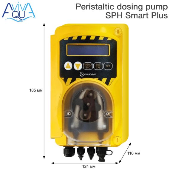 Дозуючий насос Aquaviva Smart Plus pH SPHPMSPA1S02 - розміри